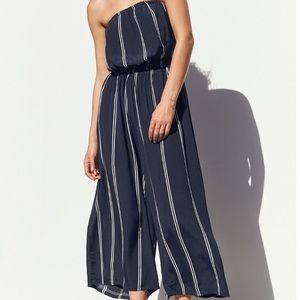 Urban Outfitters Small navy striped jumpsuit